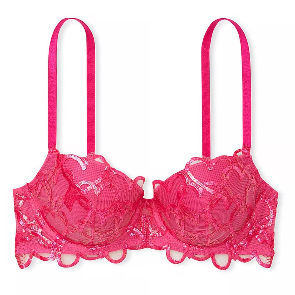 Victoria’s Secret DREAM ANGELS Twinkle Strap Lace Classic-Coverage Demi …